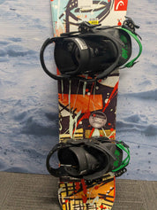 Used Head Jr Rocka 98cm Snowboard w/ K2 Small Binding