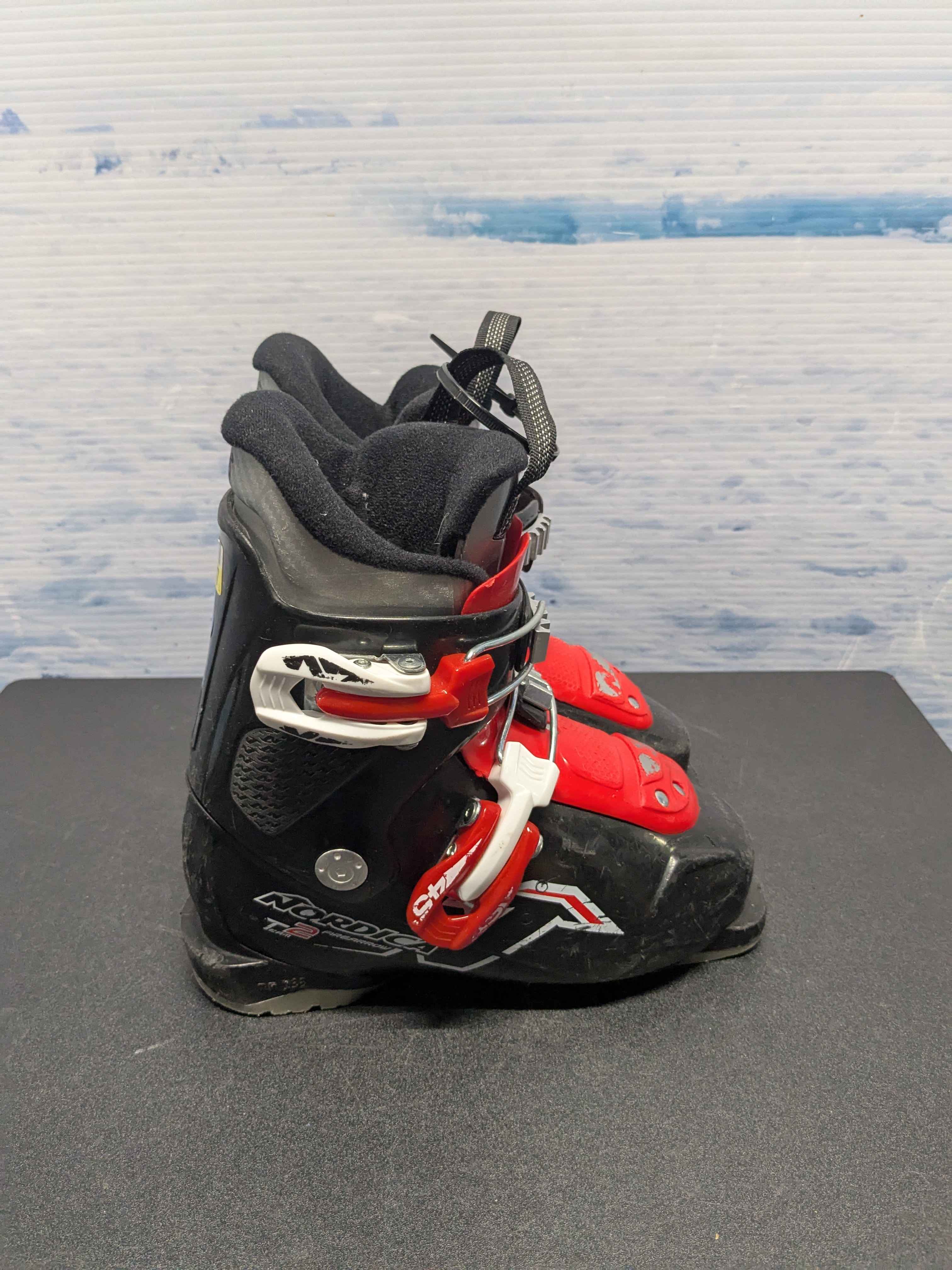 USED Nordica Team 2 Firearrow 19.5 Ski Boots