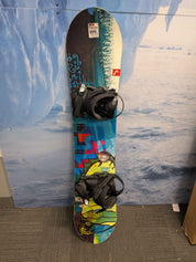 Used Head Youth Rocka Snowboard - 128 CM W/ Small/Medium Rossignol Binding