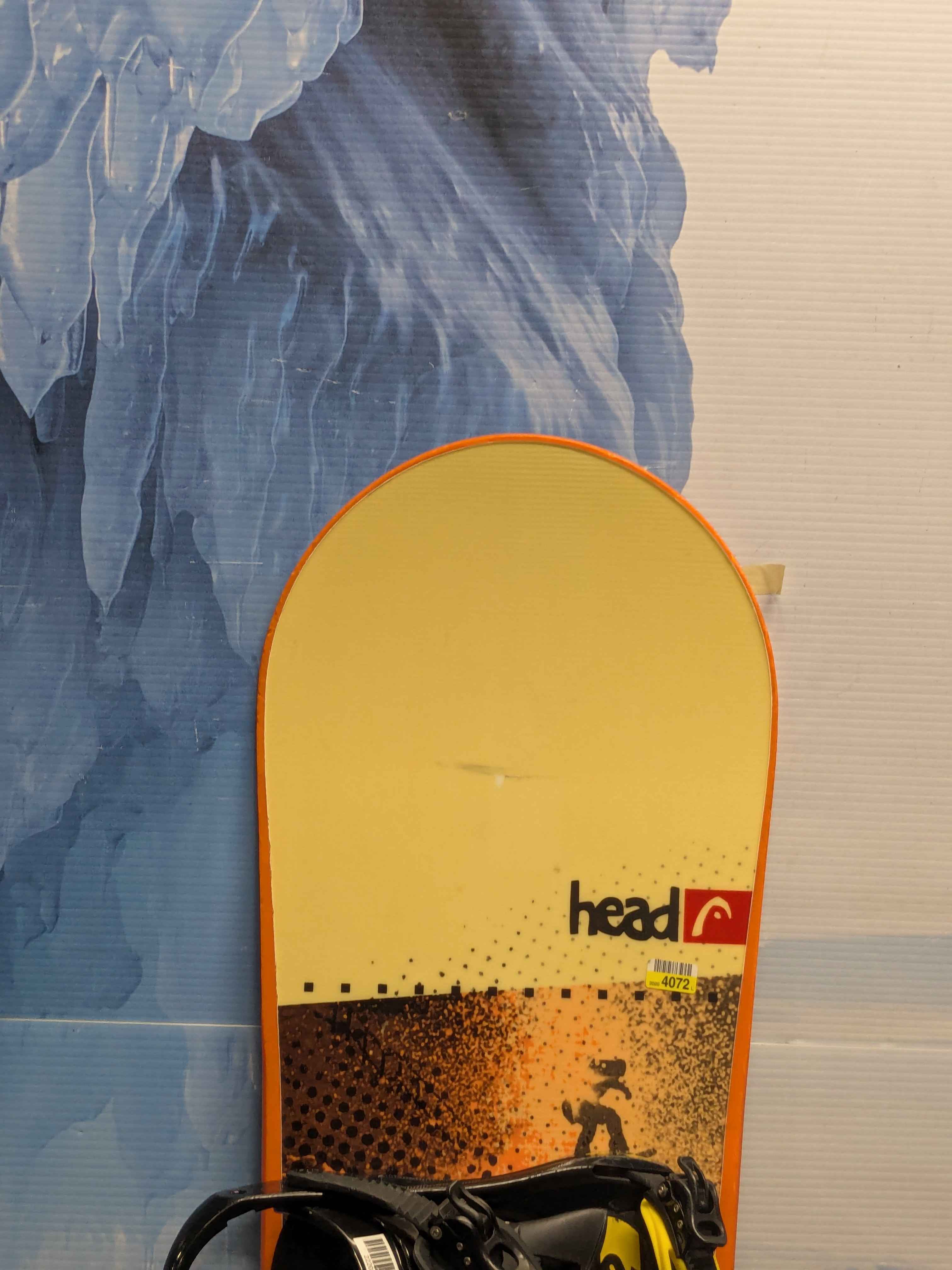 Used Head Flocka 4D Snowboard 163cm W/ K2 XL Binding