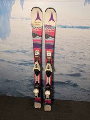 Used Atomic Vantage Girl Bend X Jr Ski 120cm w/ Atomic XTE 4.5 Demo Bindings