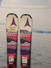 Used Atomic Vantage Girl Bend X Jr Ski 120cm w/ Atomic XTE 4.5 Demo Bindings