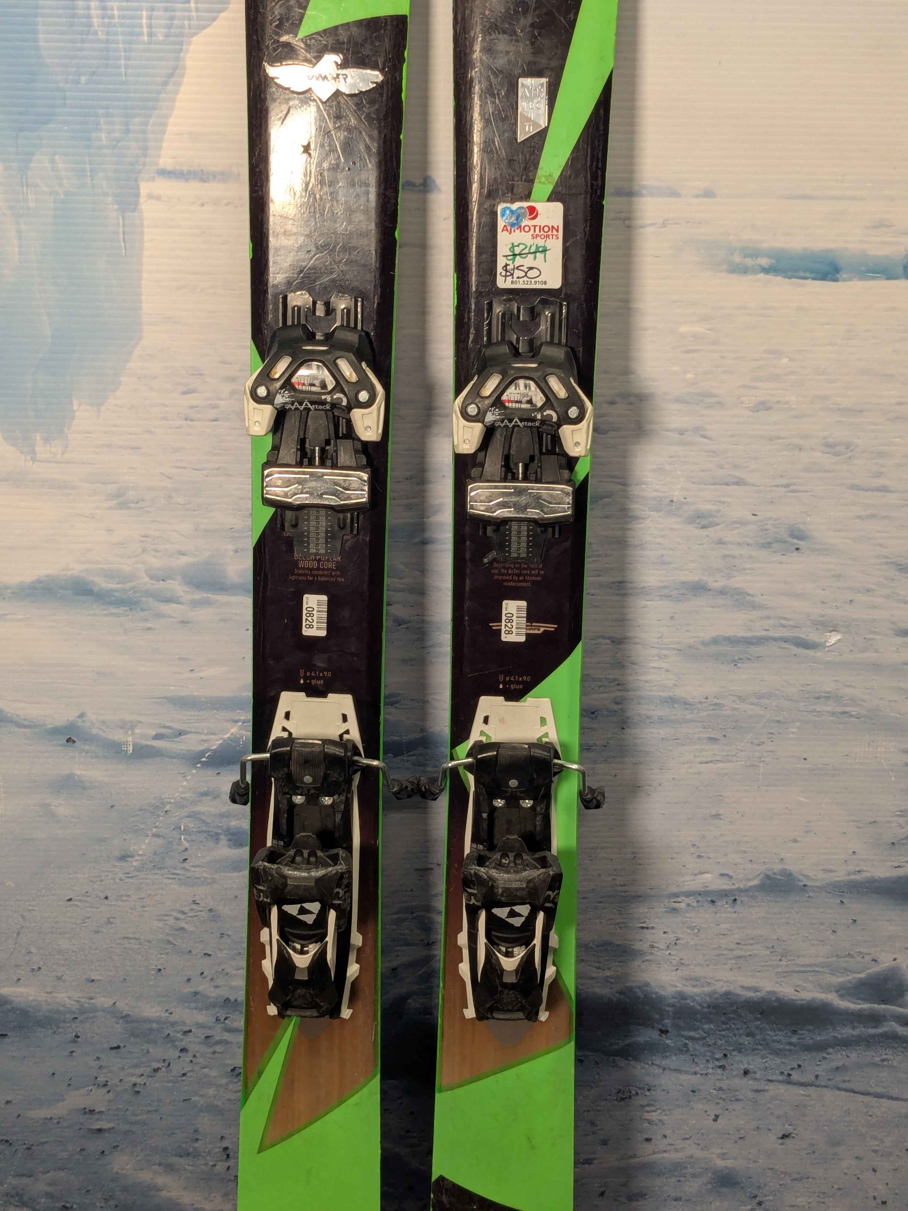 Used Ficher Ranger 98 Ti Skis 180cm w/ Tyrolia Attack 13 Rental Binding