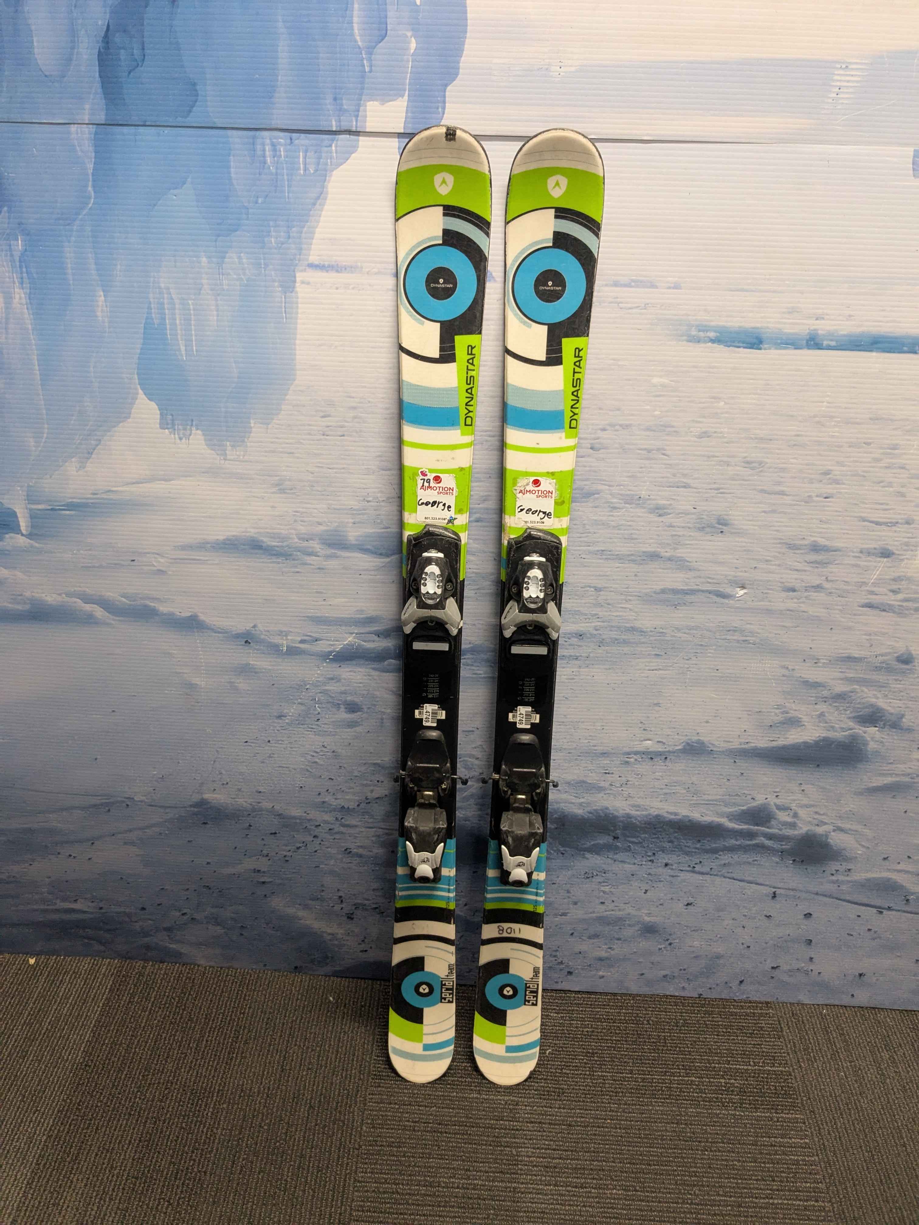 Used Dynastar Serial Team 125cm w/ Look 4.5 Demo Bindings
