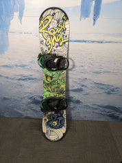 Used Rossignol Alias Ampteck 135cm Snowboard W/ Small K2 Binding