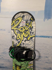 Used Rossignol Alias Ampteck 135cm Snowboard W/ Small K2 Binding