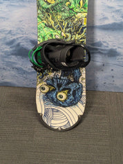 Used Rossignol Alias Ampteck 135cm Snowboard W/ Small K2 Binding