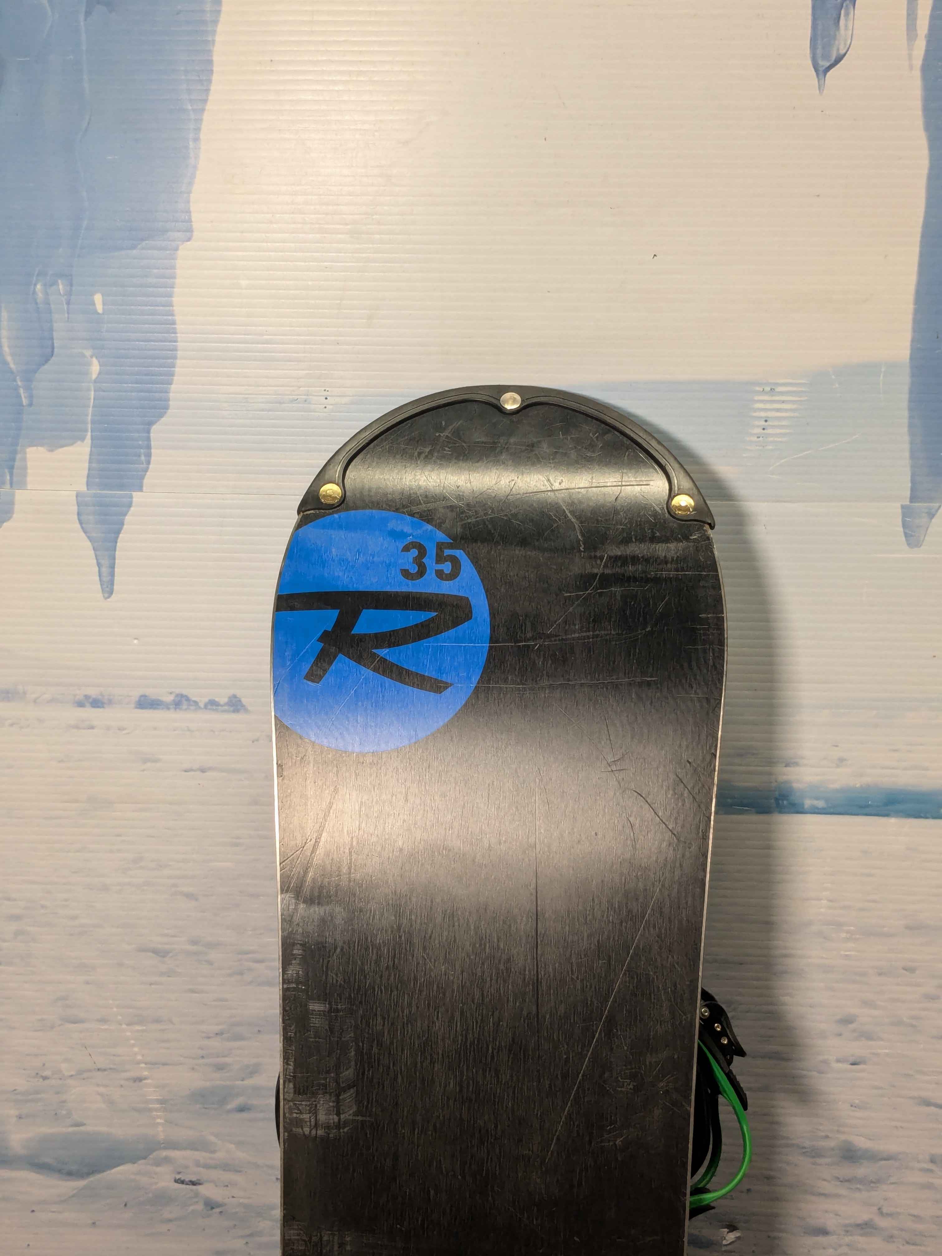 Used Rossignol Alias Ampteck 135cm Snowboard W/ Small K2 Binding