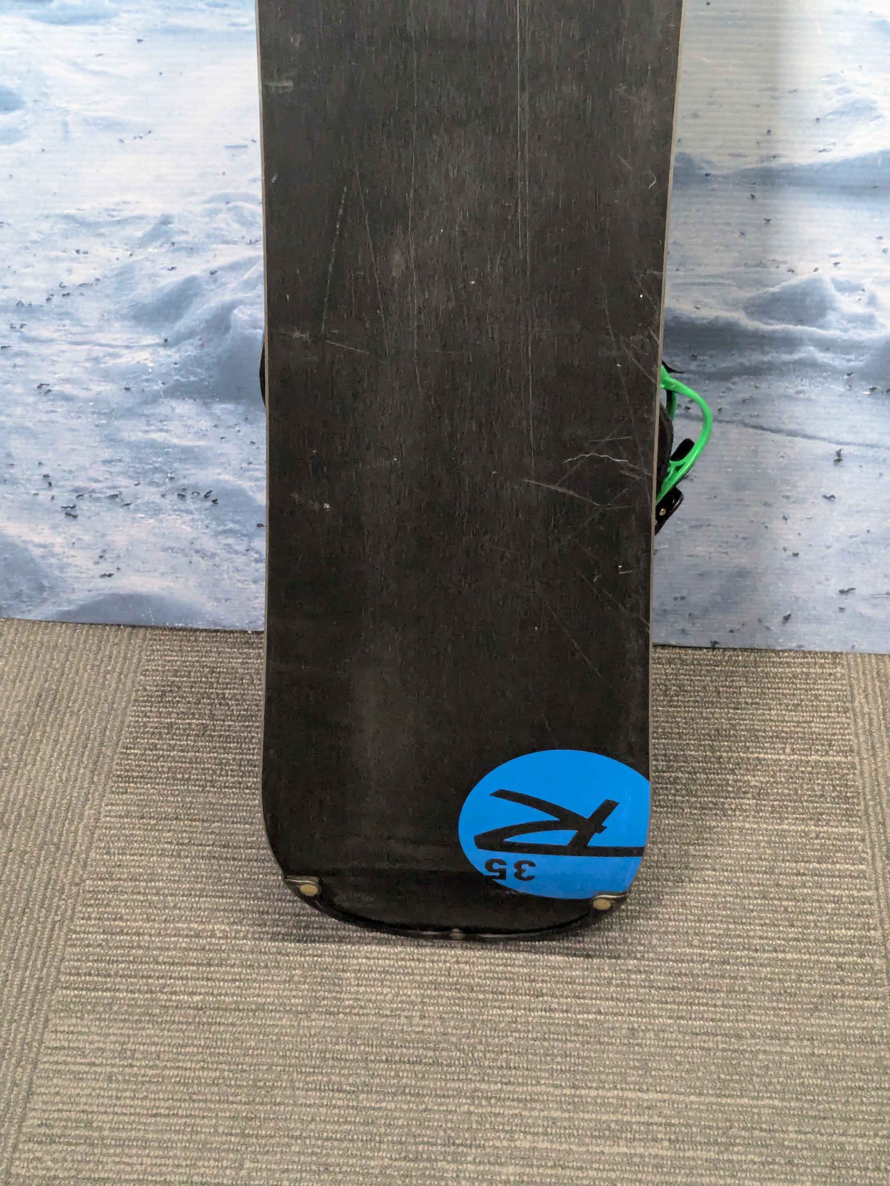 Used Rossignol Alias Ampteck 135cm Snowboard W/ Small K2 Binding