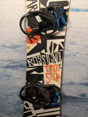 Used Rossignol Trick Stick Rocker Snowboard 145cm w/ Medium K2 Bindings
