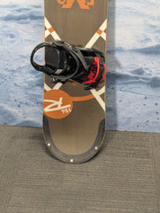 Used Rossignol EXP 154cm Snowboard W/ K2 Large Demo Binding