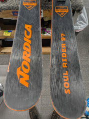 Used Nordica Soul Rider 97 Ski 177cm w/ Tyrolia Attack 13 Rental Binding