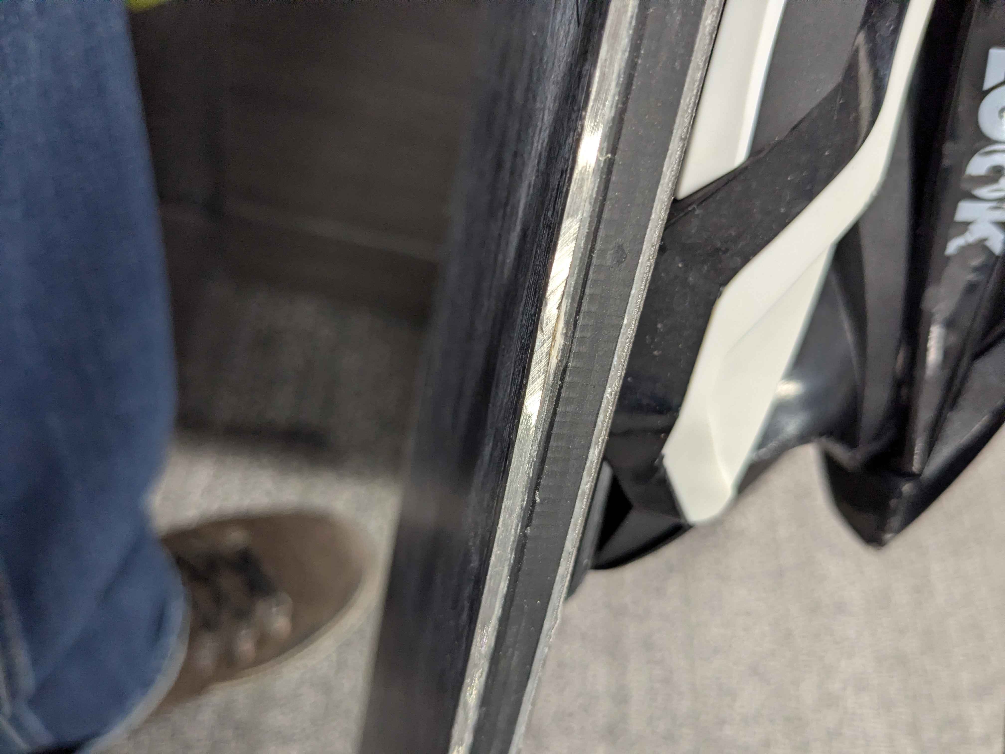 Heavily Used Rossignol Sender 104 Ti Ski w/ Look Nx12 Demo Bindings - 164CM