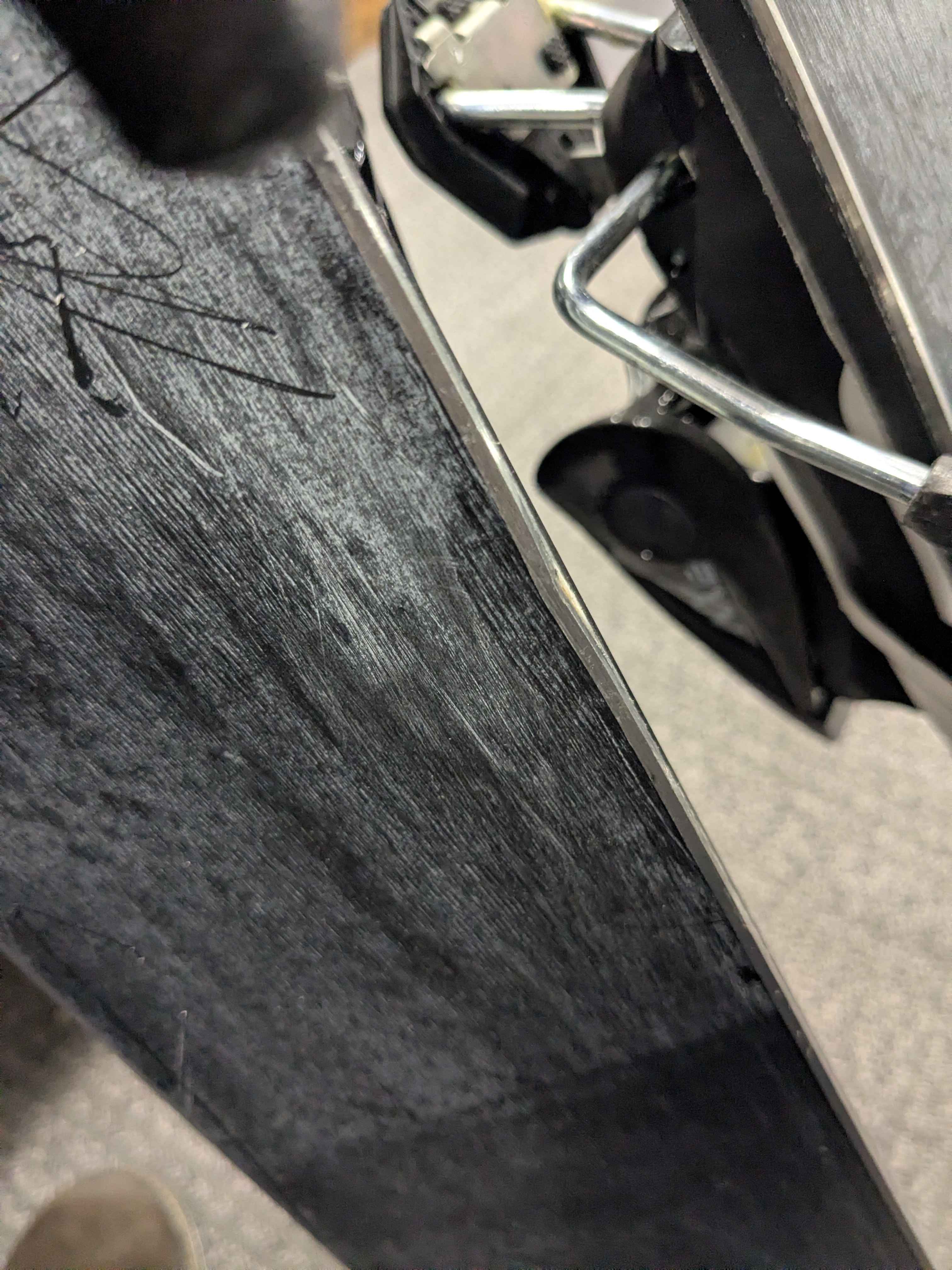 Heavily Used Rossignol Sender 104 Ti Ski w/ Look Nx12 Demo Bindings - 164CM