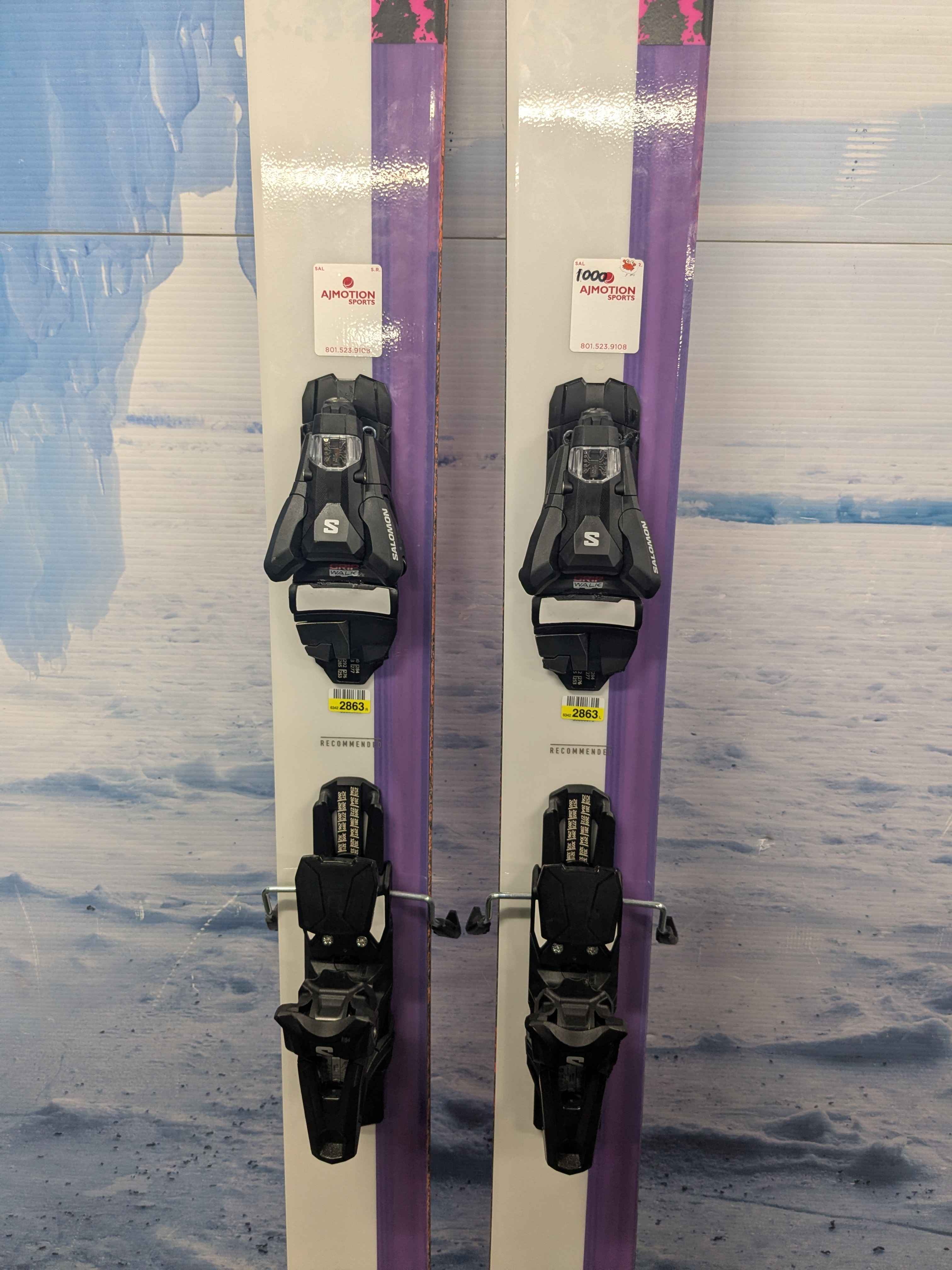 Salomon QST X 192cm Skis w/ SALOMON NR Strive 13 GW Demo Binding - Lightly Used (2026)