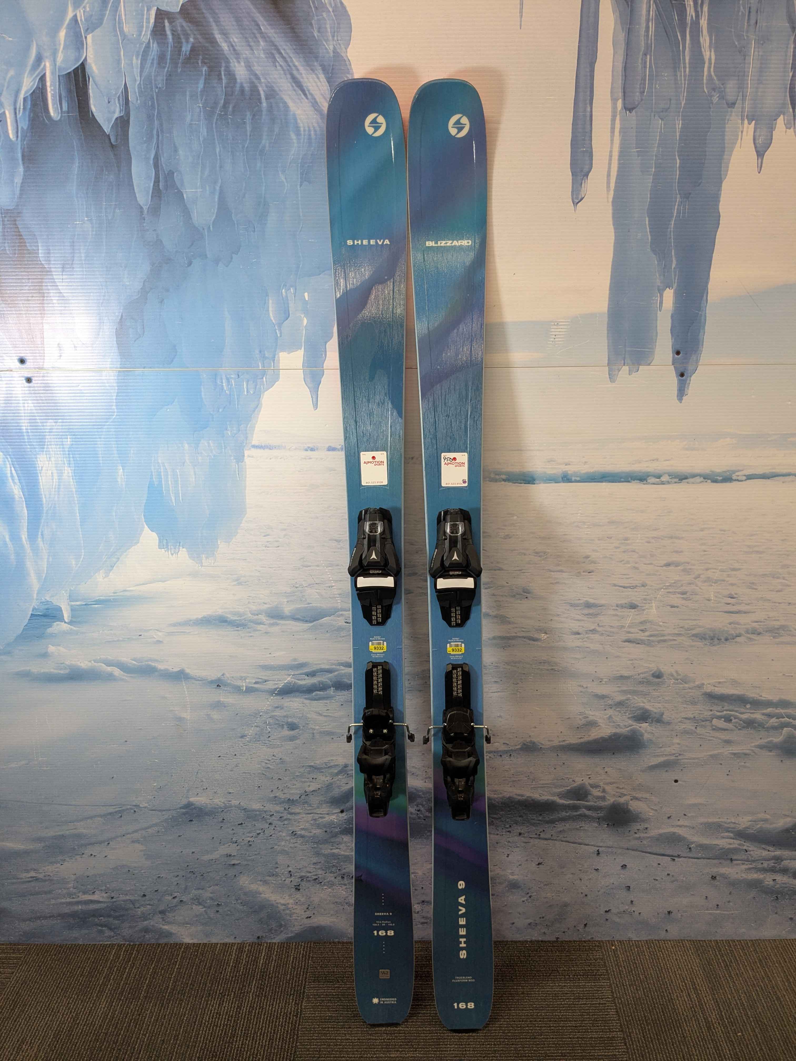 Blizzard Sheeva 9 168cm Skis w/ ATOMIC NR Strive 11 GW Demo Binding - Used (2026)