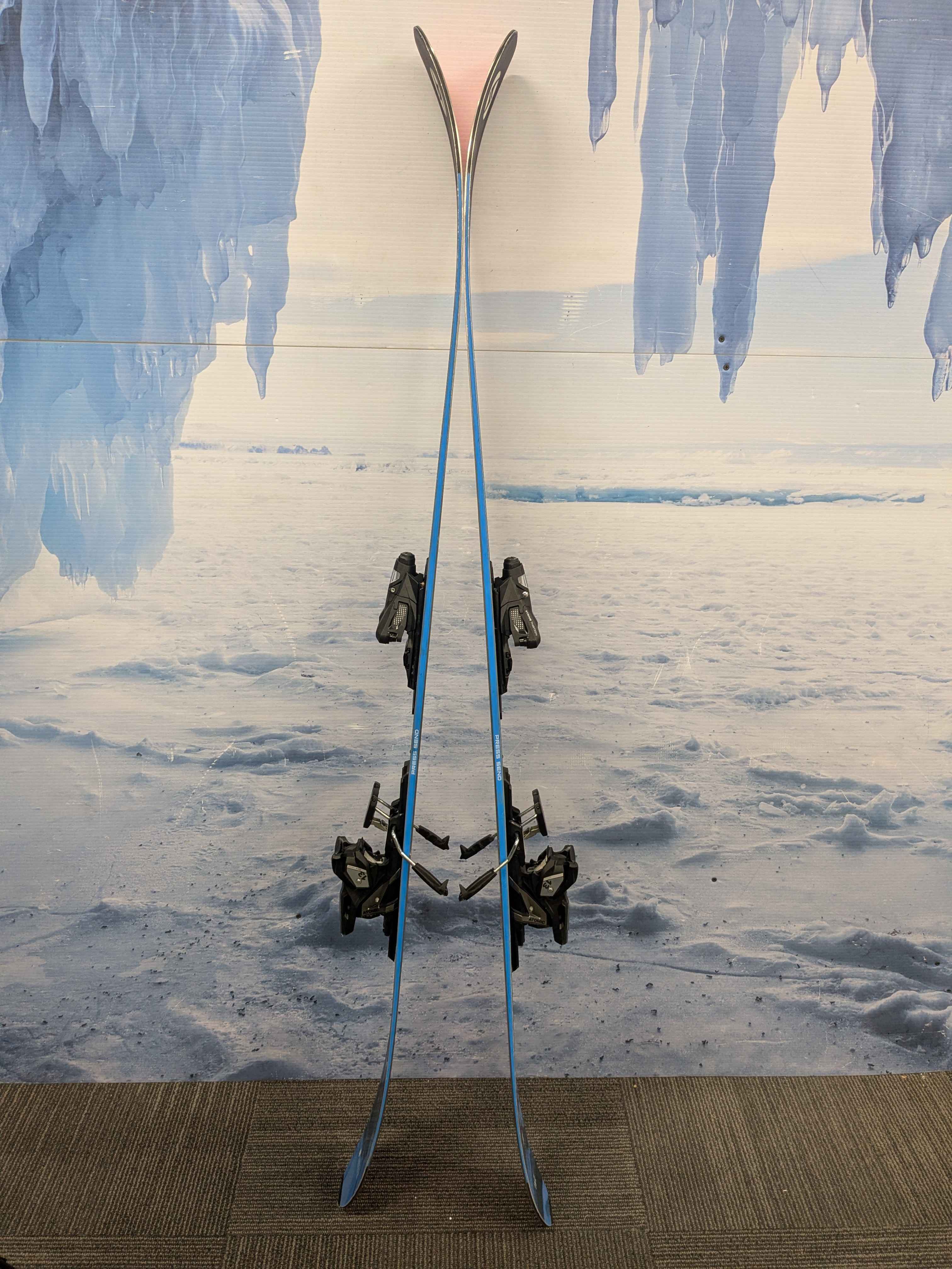 Blizzard Rustler 10 162cm Skis w/ Atomic Strive 11 Demo Bindings Lightly Used 2026