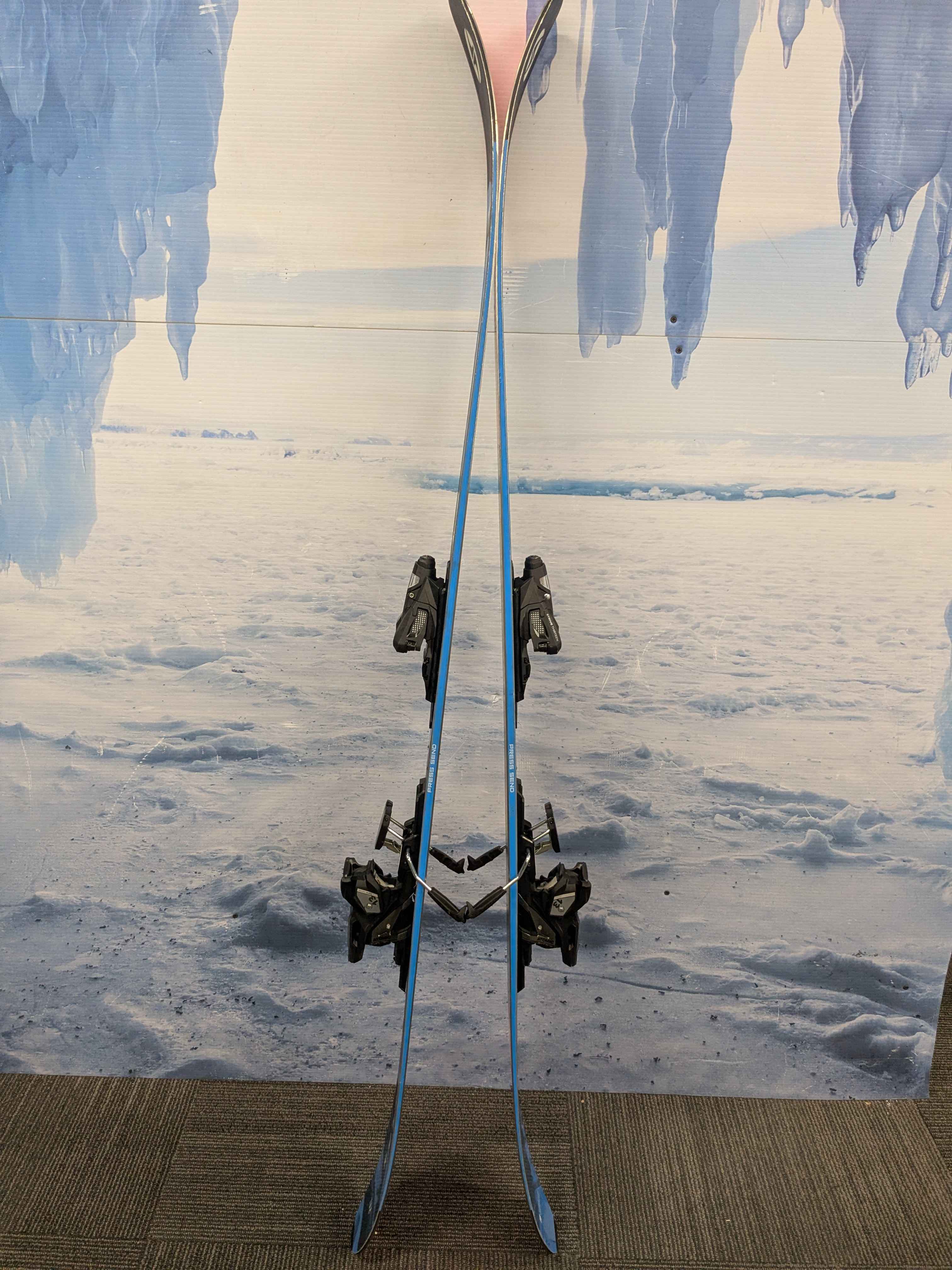 Blizzard Rustler 10 162cm Skis w/ Atomic Strive 11 Demo Bindings Lightly Used 2026