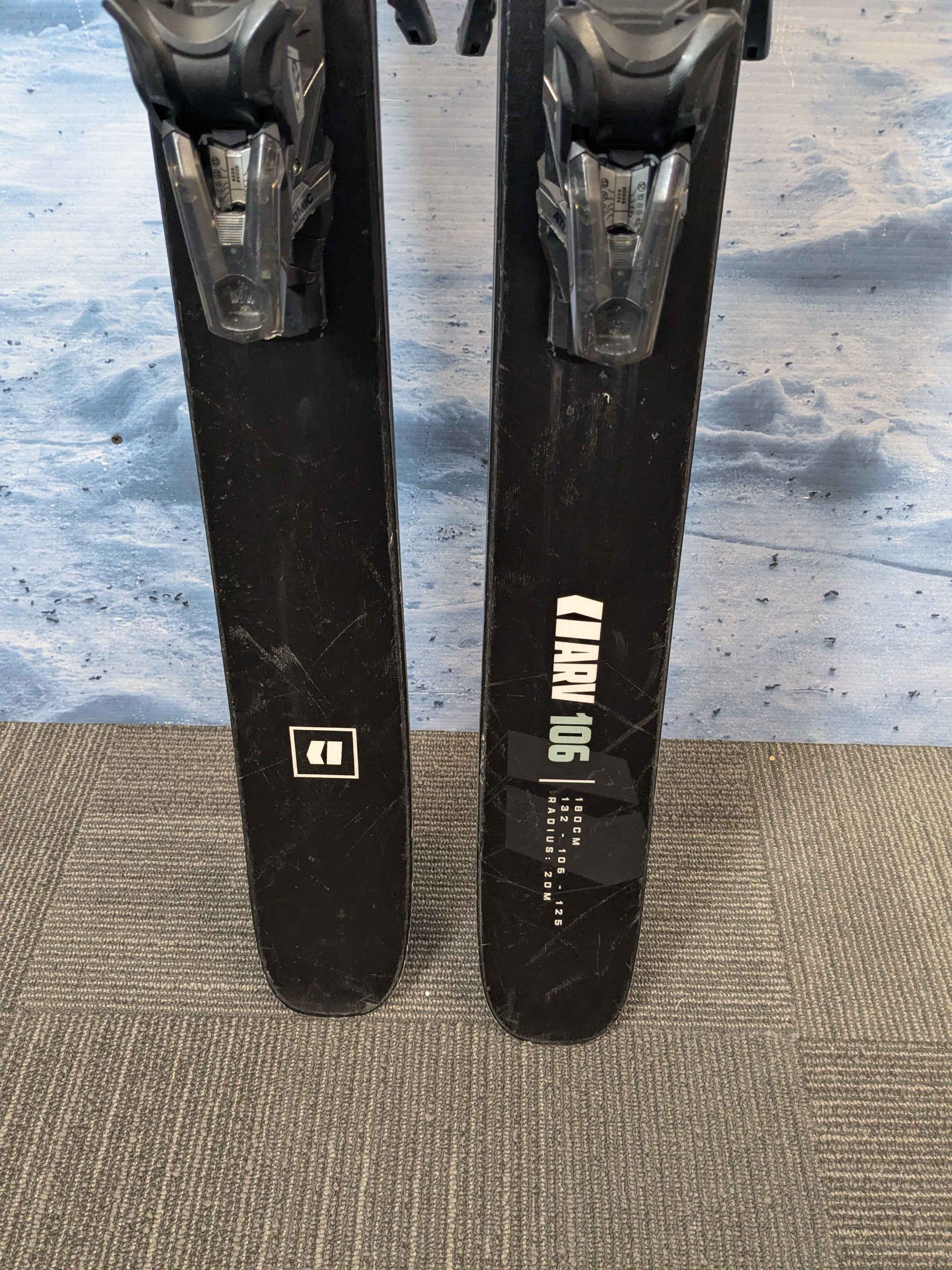Armada ARV 106 180cm Skis w/ ATOMIC NR Strive 13 GW Demo Binding - Lightly Used (2026)