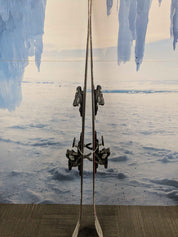 Heavily Used Atomic Bent Chetler 110mm 180cm with Demo Strive 13 bindings