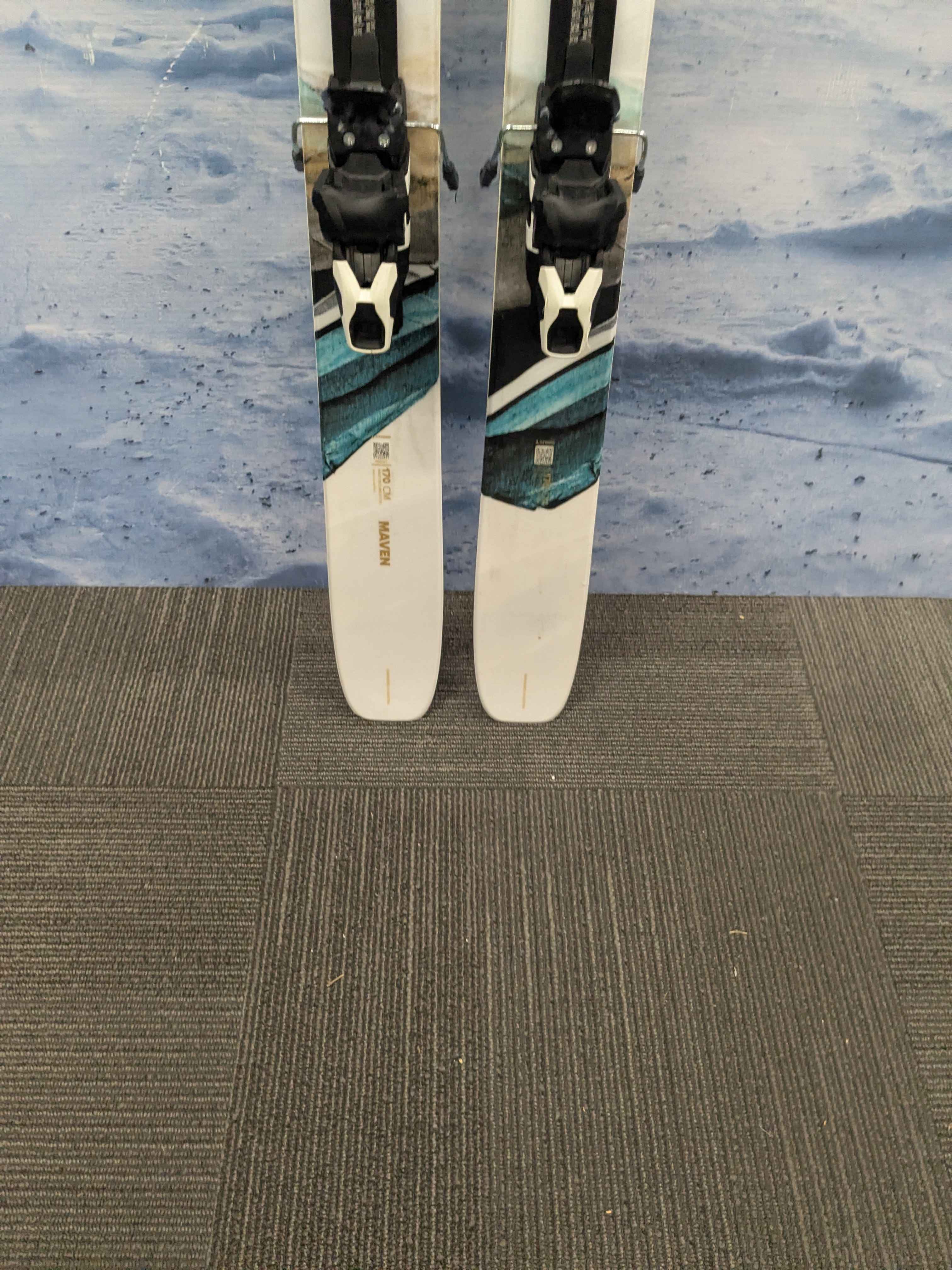 Used Atomic Maven 103 CTI 170cm Skis w/ SALOMON Strive 11 GW Demo Binding - Used (2025)