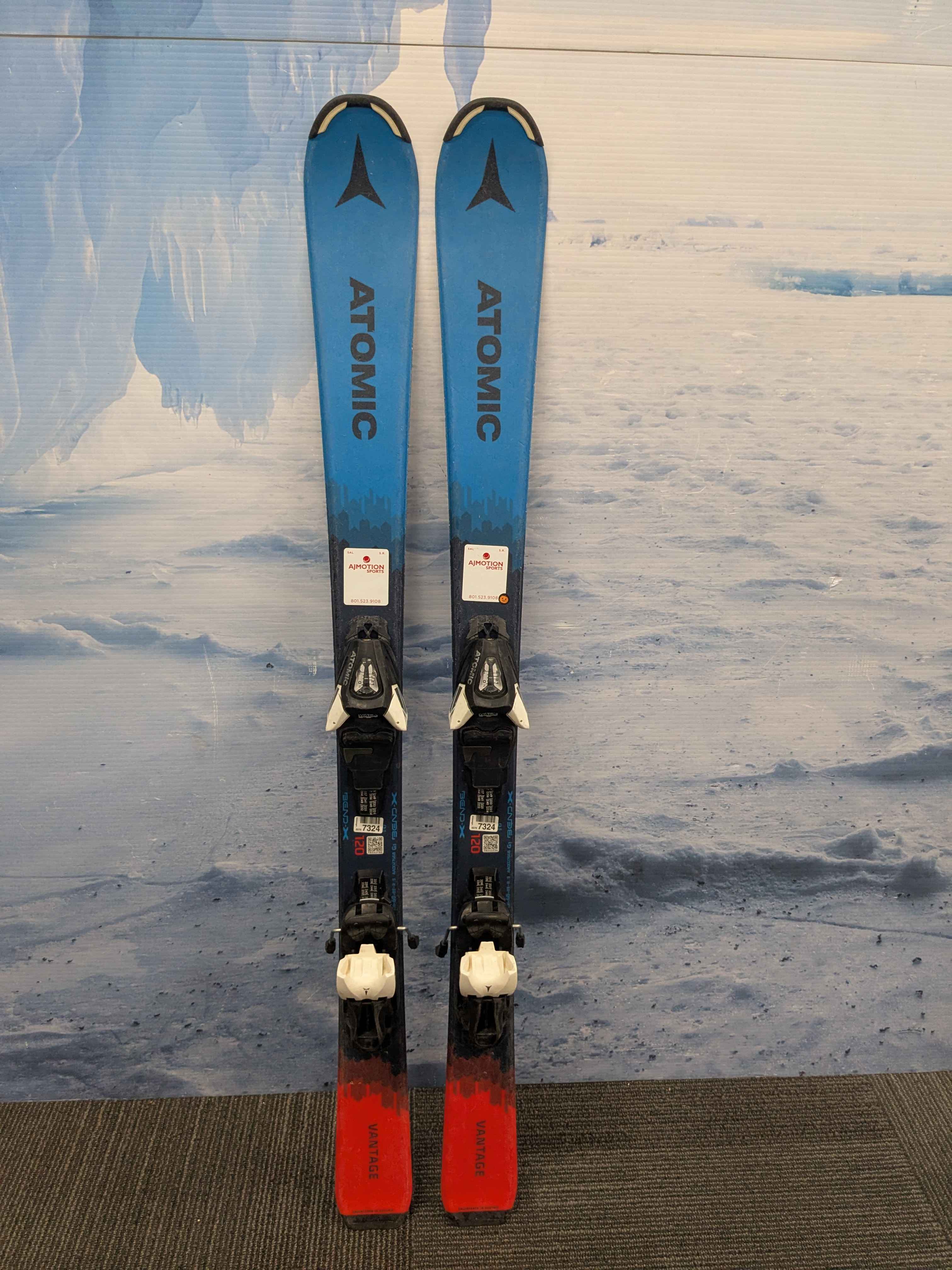 Atomic Vantage Jr +C5 GW 120cm Skis w/ ATOMIC C5 GW Demo Binding - Used