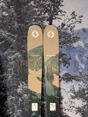 Blizzard Rustler 9 180cm Skis w/ Marker TCX 11 GW Bindings Used 2026