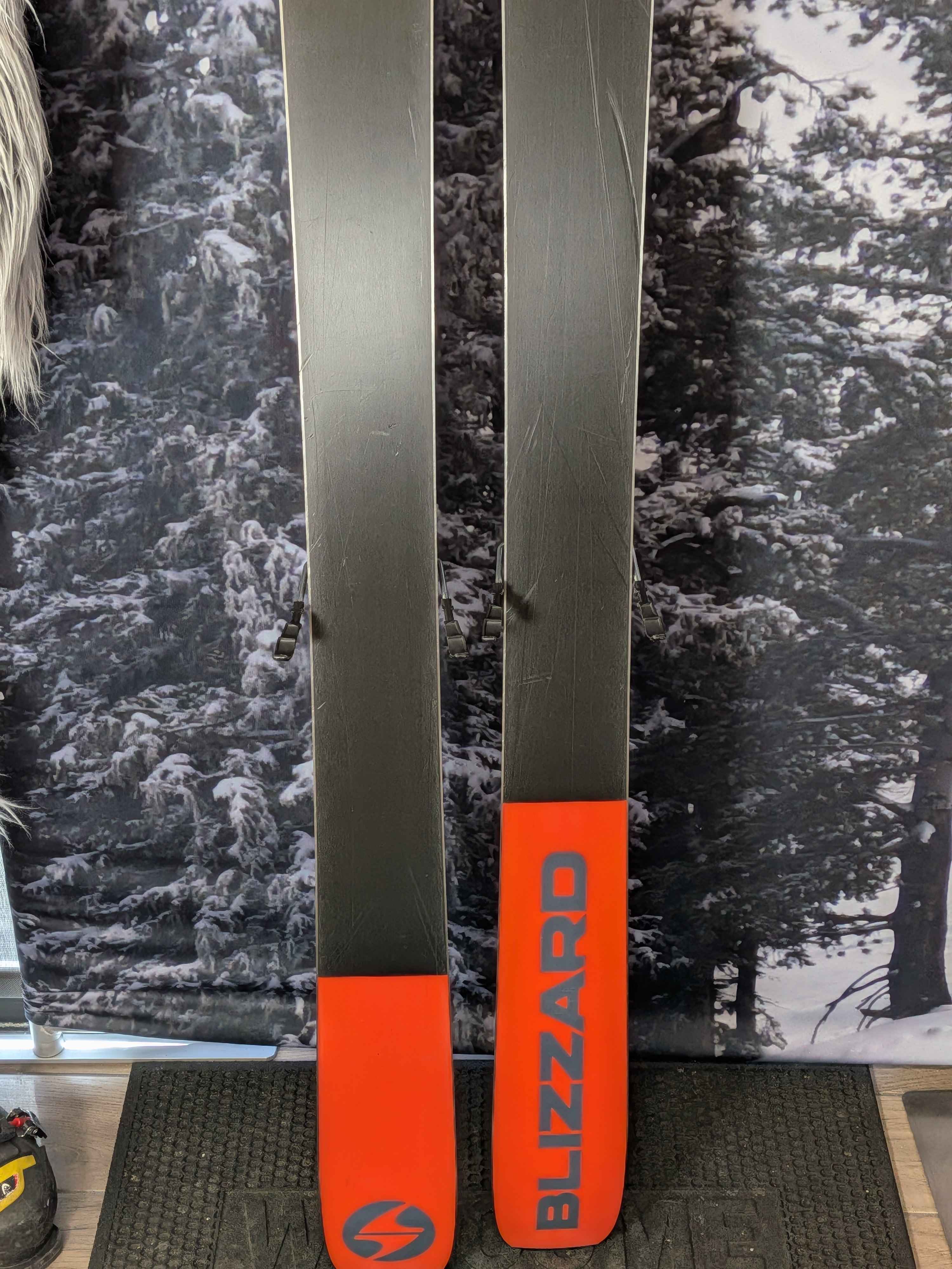 Blizzard Rustler 9 180cm Skis w/ Marker TCX 11 GW Bindings Used 2026