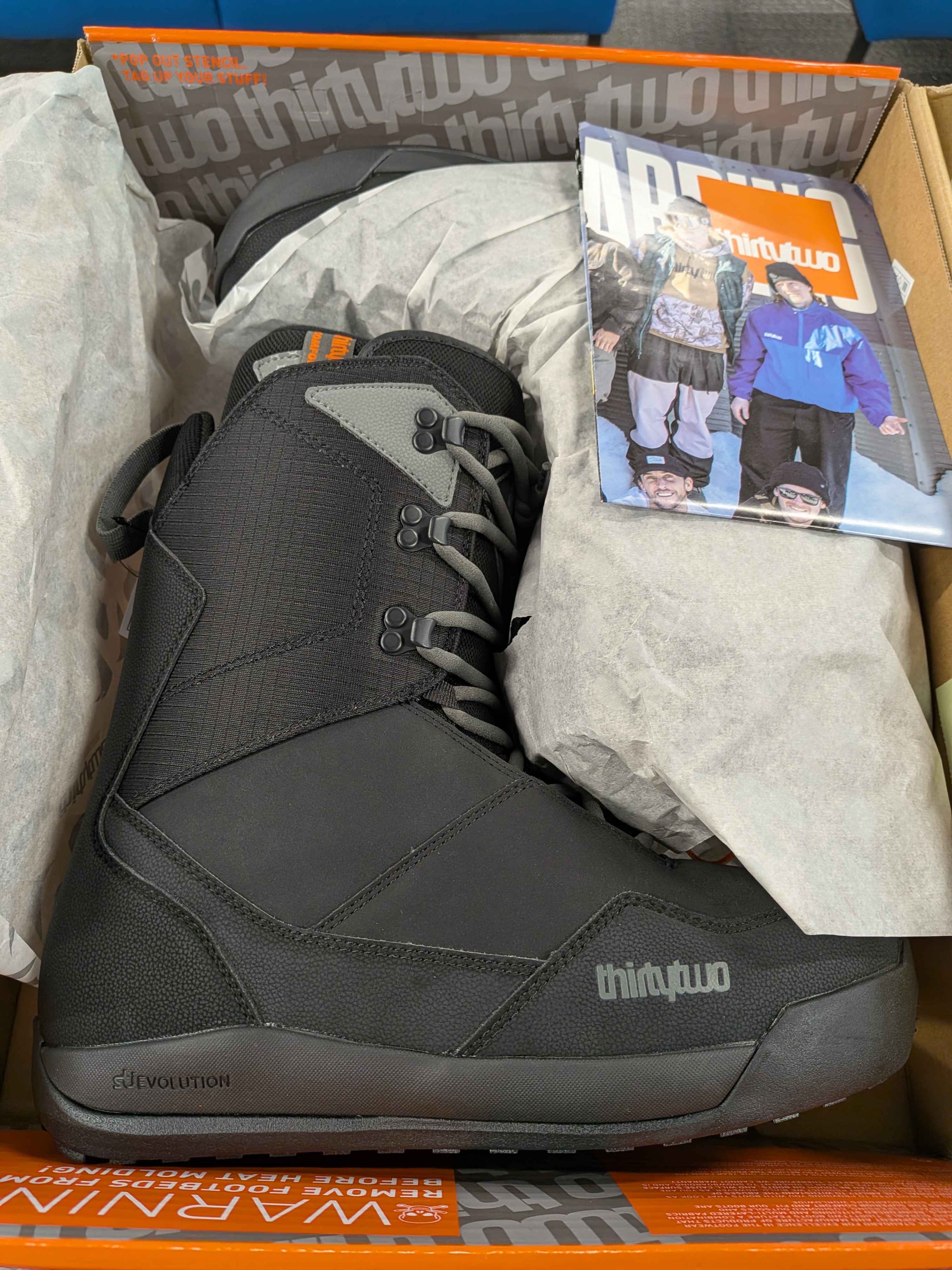 New ThirtyTwo Shifty Lace Snowboard Boots 10.0