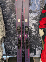 Used Elan Playmaker 111 Skis - 180cm w/ Tyrolia Attack LYT 13 Demo Bindings