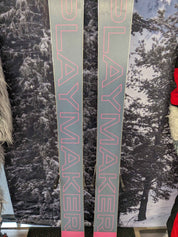 Used Elan Playmaker 111 Skis - 180cm w/ Tyrolia Attack LYT 13 Demo Bindings
