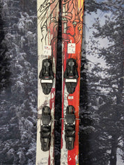 Used Atomic Bent Chetler 110 172 cm Skis w/ Atomic Strive 13 Demo Bindings
