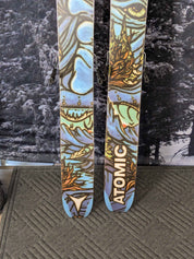 Used Atomic Bent Chetler 110 172 cm Skis w/ Atomic Strive 13 Demo Bindings