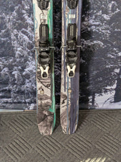 Used Atomic Bent Chetler 100 164 cm Skis w/ Atomic Strive 11 Demo Bindings