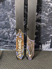Used Atomic Bent Chetler 100 164 cm Skis w/ Atomic Strive 11 Demo Bindings