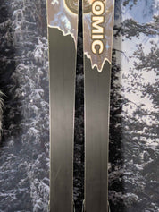 Used Atomic Bent Chetler 100 164 cm Skis w/ Atomic Strive 11 Demo Bindings