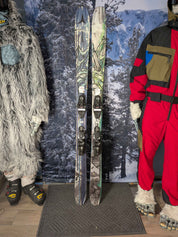 Used Atomic Bent Chetler 100 180 cm Skis w/ Atomic Strive 13 Demo Bindings