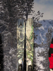 Used Atomic Bent Chetler 100 180 cm Skis w/ Atomic Strive 13 Demo Bindings