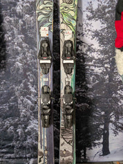 Used Atomic Bent Chetler 100 180 cm Skis w/ Atomic Strive 13 Demo Bindings