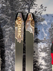Used Atomic Bent Chetler 100 180 cm Skis w/ Atomic Strive 13 Demo Bindings