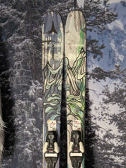Used Atomic Bent Chetler 100 172 cm Skis w/ Atomic Strive 11 Demo Bindings