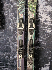 Used Atomic Bent Chetler 100 172 cm Skis w/ Atomic Strive 11 Demo Bindings