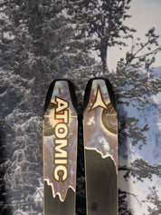 Used Atomic Bent Chetler 100 172 cm Skis w/ Atomic Strive 11 Demo Bindings