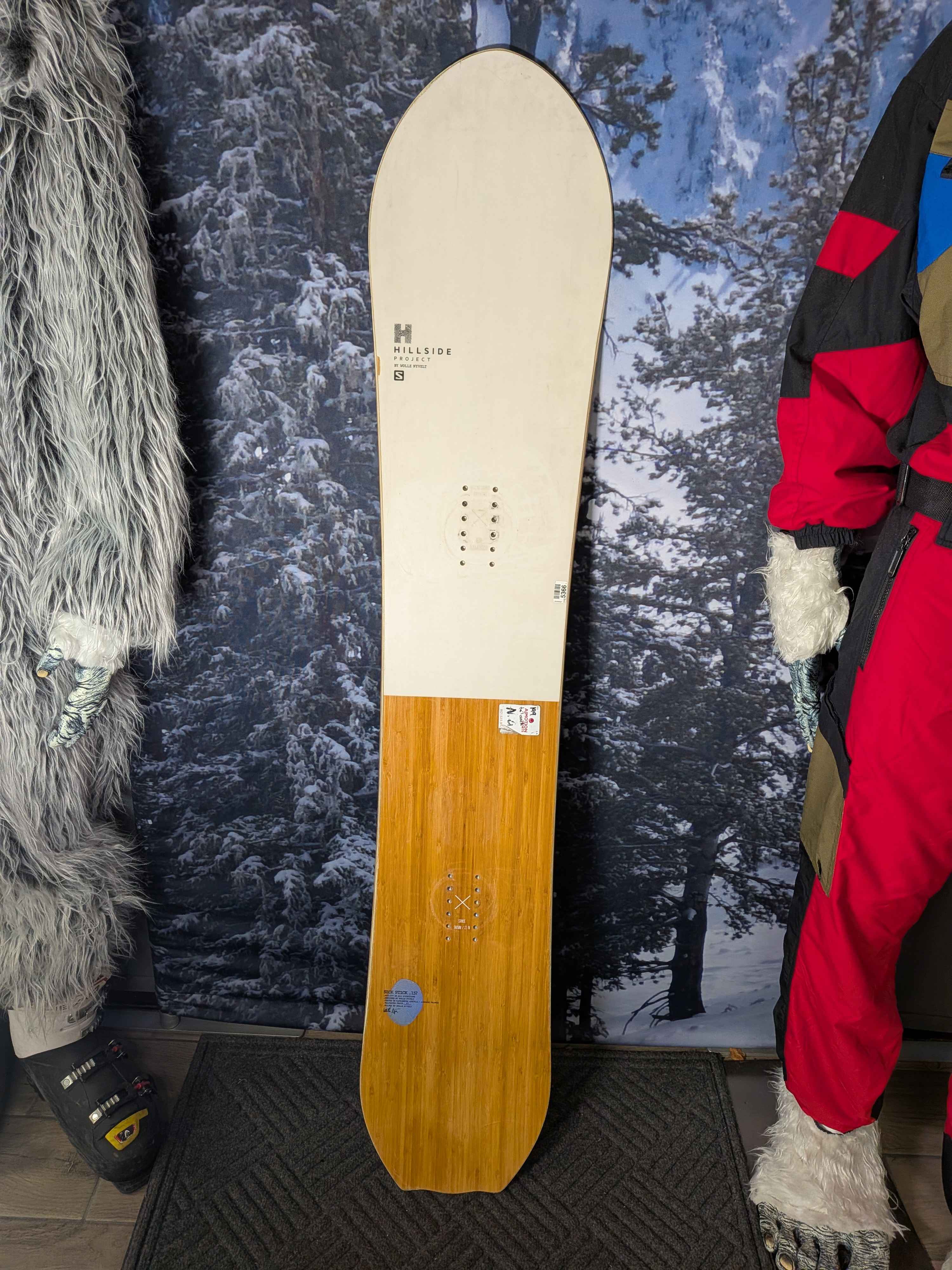 Heavily Used Salomon Sick Stick Snowboard - 157CM