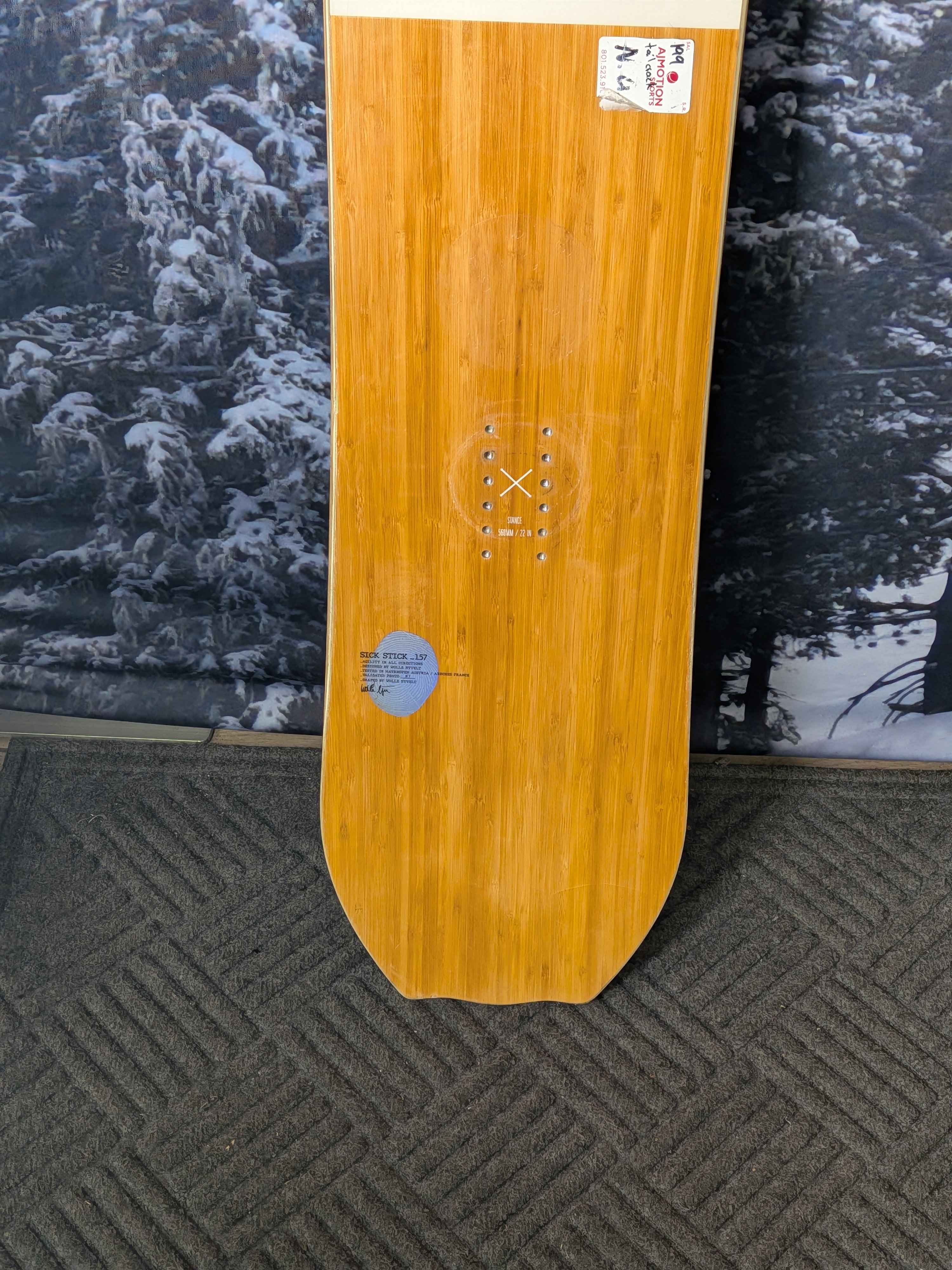 Heavily Used Salomon Sick Stick Snowboard - 157CM