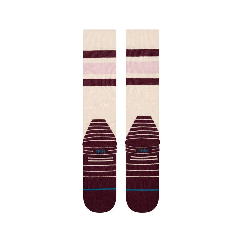 STANCE Womens Boyd Mid Wool Snow Sock - Oatmeal