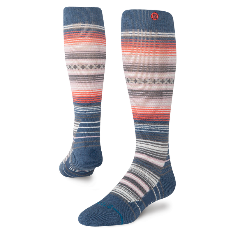 STANCE Womens Curren Mid Wool Snow Socks - Seablue