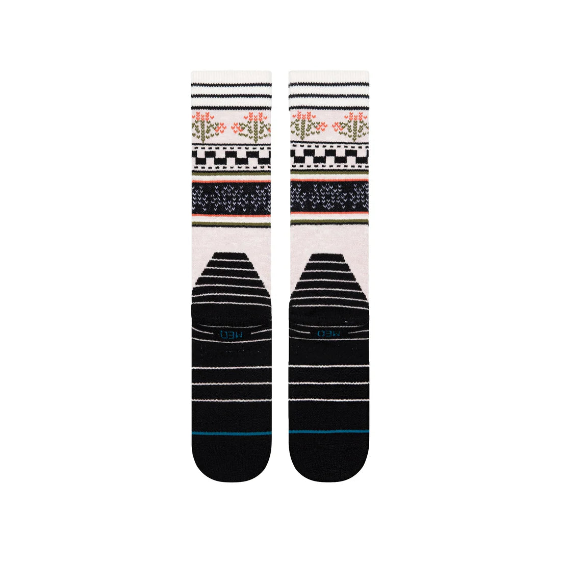 STANCE Winter Bloom Mid Crew Sock - Lilac