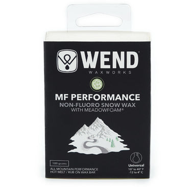 WEND NF Performance Wax Universal Temp - Hot Melt/Rub-On Ski Wax (100 Grams)