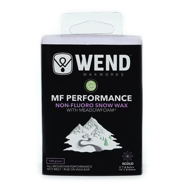 WEND NF Performance Wax XCold Temp - Hot Melt/Rub-On Ski Wax (100 Grams)